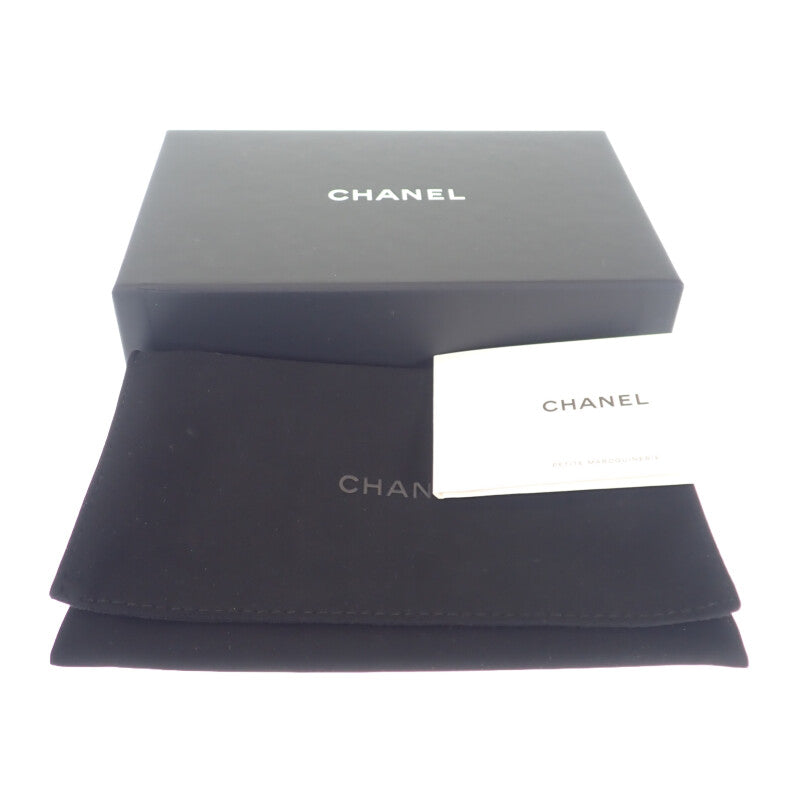 【CHANEL】ミディアム クラシックフラップ ウォレット 二つ折り財布 AP0232 B33352 10601 キャビアスキン ホワイト【財布】