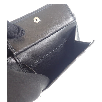 【Christian Dior】コインケース付きウォレット 2ESBC027VPD_H03E 二つ折り財布 レザー ブラック【財布】