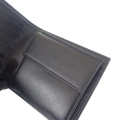 【Christian Dior】コインケース付きウォレット 2ESBC027VPD_H03E 二つ折り財布 レザー ブラック【財布】