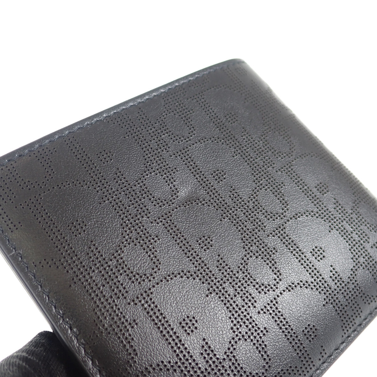 【Christian Dior】コインケース付きウォレット 2ESBC027VPD_H03E 二つ折り財布 レザー ブラック【財布】