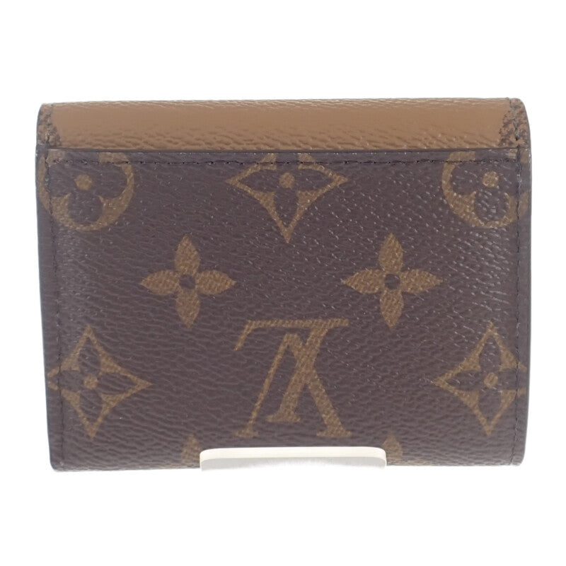【Louis Vuitton】ポルトフォイユ・ゾエ 三つ折り財布 折財布 M80725 モノグラム･ジャイアント ブラウン【財布】