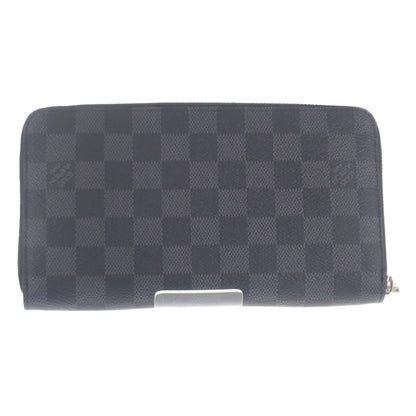 【Louis Vuitton】ジッピー・オーガナイザー NM 長財布 ラウンド財布 M60111 ダミエグラフィット ブラック シルバー金具【財布】