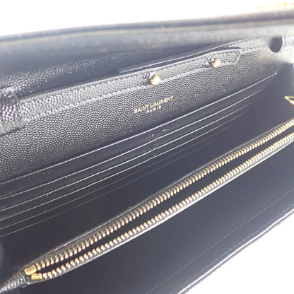 【Saint Laurent】カサンドラ クラシック チェーンウォレット 財布 クラッチ 377828BOW011000 ブラック レディース【財布】