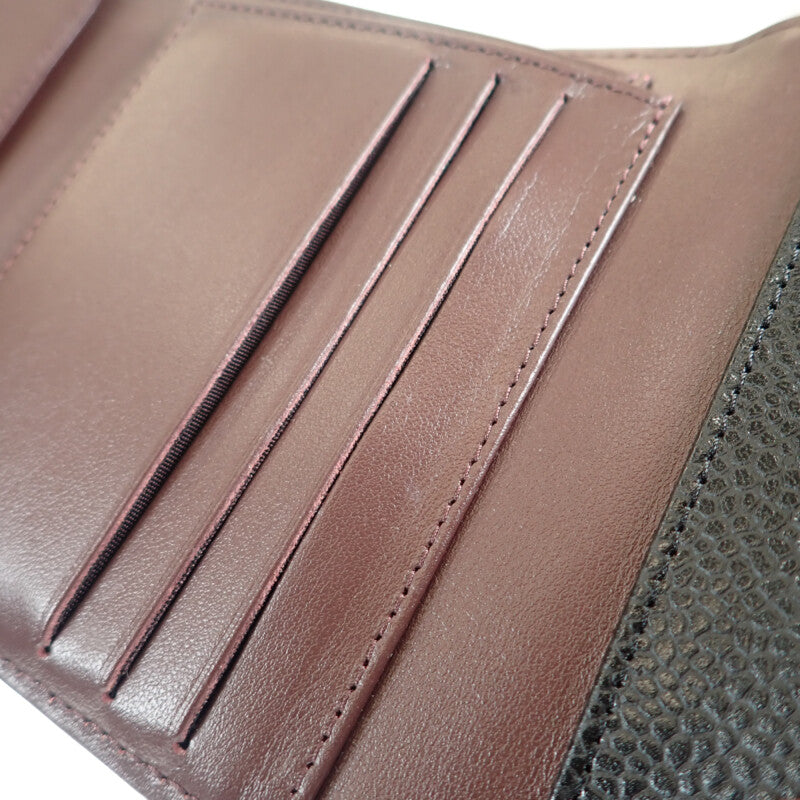 【CHANEL】クラシックスモール フラップウォレット 三つ折り財布 AP0231 キャビアスキン ブラック ゴールド金具 【財布】