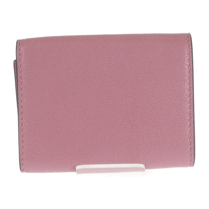 【Christian Dior】サドル コンパクトウォレット 三つ折り財布 S5653CCEH ゴートスキン ラベンダー 【財布】