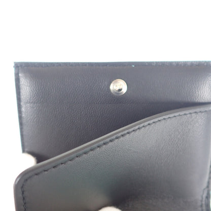 【Tiffany & Co.】コンパクトウォレット 三つ折り財布 レザー ティファニーブルー シルバー金具 レディース【財布】