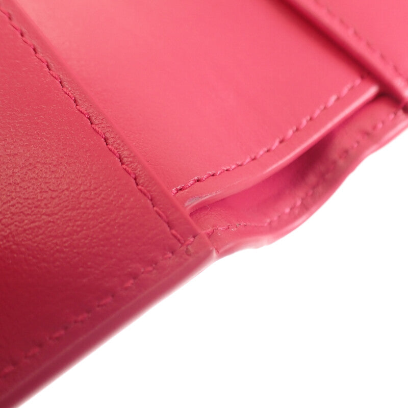 【Bottega Veneta】スモール 二つ折りウォレット 折財布 742330 イントレチャート ピンク レディース【財布】